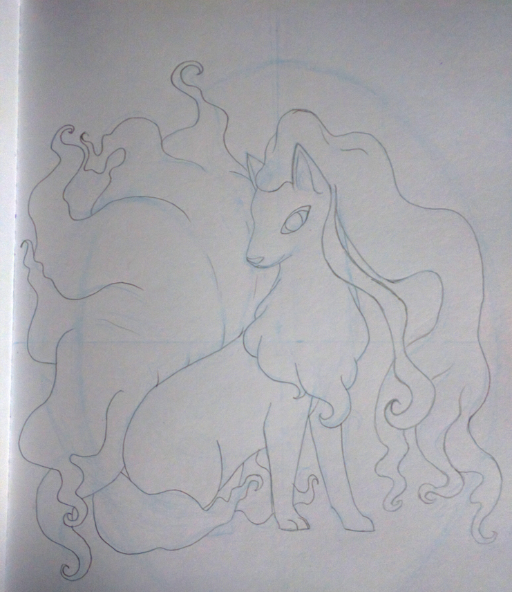 Alolan Ninetales. Wish I fished this one :c