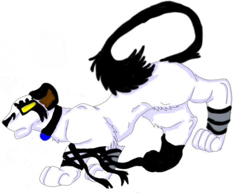 Awkward pose. At least I tried shading?