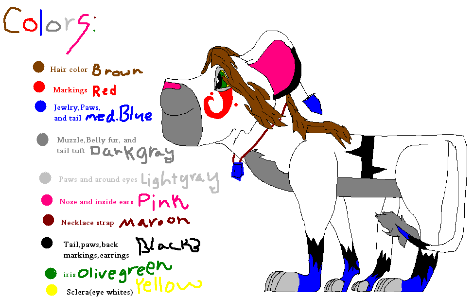 Second fursona desgin