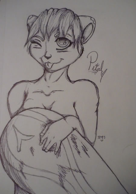 Skunk character 'Petal'