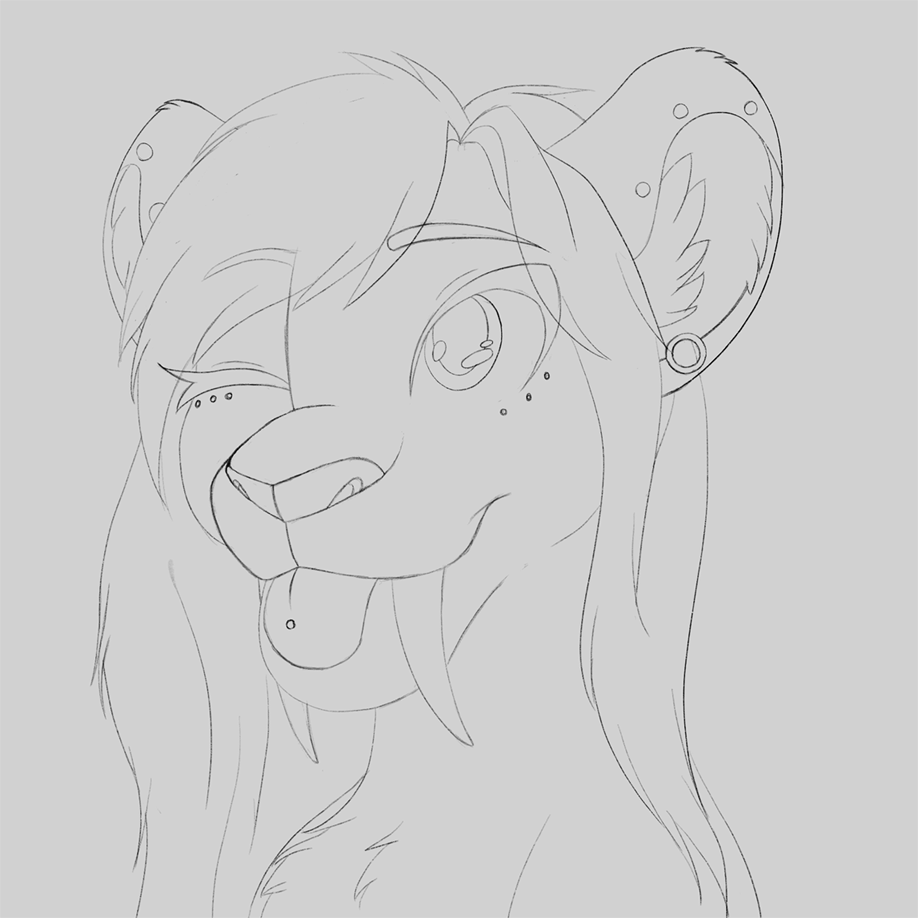 Sona portrait sketch
